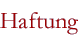 Haftung